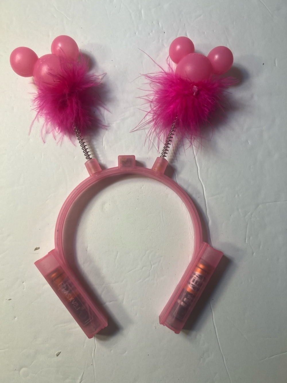 Pink Feather Pom Headband for Kids